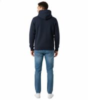 weicher ON THAT ASS Arcano Hoodie Herren Baumwoll-Sweater mit Fleece-Innenfutter Navy-Blau