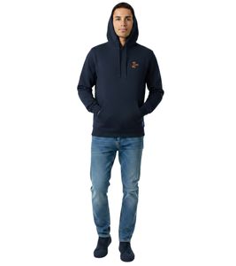 weicher ON THAT ASS Arcano2 Hoodie Herren Baumwoll-Sweater mit Fleece-Innenfutter Navy-Blau