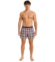Classic 9-pack TRUE style men's boxer shorts, sustainable cotton shorts, woven boxer shorts 8975684, blue/white striped/checked