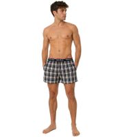 Classic 9-pack TRUE style men's boxer shorts, sustainable cotton shorts, woven boxer shorts 8975684, blue/white striped/checked