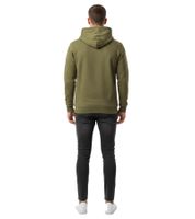 ON THAT ASS Xavier Men's Hoodie, Cotton Pullover with Kangaroo Pocket, Fleece Lined, Olive Green