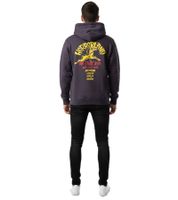 Cozy ON THAT ASS Zack Men's Hoodie, Cotton Sweater with Kangaroo Pocket, Fleece Lined, Purple