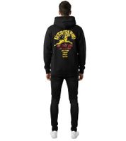 Cozy ON THAT ASS Zack Men's Hoodie, Cotton Pullover with Kangaroo Pocket, Fleece Lined, Black