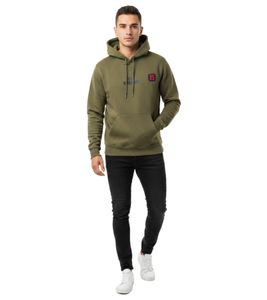 Fashionable ON THAT ASS Max Men's Hoodie, Cotton Sweater with Kangaroo Pocket, Fleece Lined, Olive Green