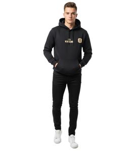 Fashionable ON THAT ASS Max Men's Hoodie, Cotton Pullover with Kangaroo Pocket, Fleece Lined, Black