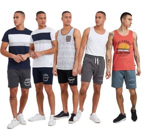 Classic BLEND BHTorben Men's Sweatshorts with Drawstring 20713141 in Dark Gray, Dark Blue, Black, Gray, or Blue