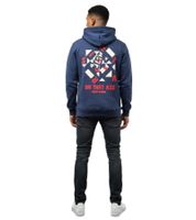 Soft ON THAT ASS Kean Hoodie - Men's Cotton Sweater with Fleece Lining - Navy Blue