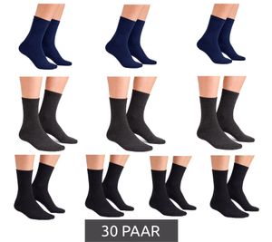 Breathable 30 Pairs CAPPUCCINO ITALIA Women's & Men's Bamboo Socks, Everyday Socks, Casual Socks 11685 Black/Dark Blue/Gray