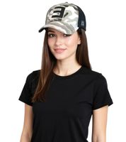 Eminem Unisex Trucker Cap with Logo Embroidery - Stylish Baseball Cap - Fan Merchandise - Navy/White, Black Camouflage, or Blue/Red/White