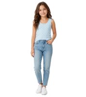 3-Pack Girls' Cotton Tank Top 954821 Navy/Light Blue/White