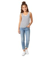 3-Pack Girls' Cotton Tank Top 954821 Navy/Light Blue/White