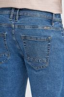 Classic BLEND BHTwister Men's Denim Shorts with Label Detail 20717730 in Blue, Dark Blue, or Light Blue