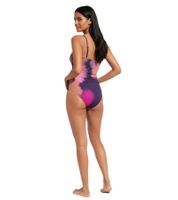 Traje de baño reversible para mujer con impresionante degradado de color (907506) Morado/Multicolor