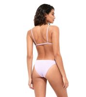 Braguita de bikini brillante para mujer, traje de baño, ropa de playa 904237 Morado