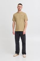 Classic BLEND BHJamey Men's Crew Neck T-Shirt 20717774 Black, Beige, or White