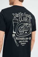 Classic BLEND BHJamey Men's Crew Neck T-Shirt 20717774 Black, Beige, or White