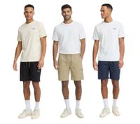 Classic BLEND BHEdgar Men's Shorts with Logo Print - Casual Shorts 20717890 - Blue, Black, or Beige