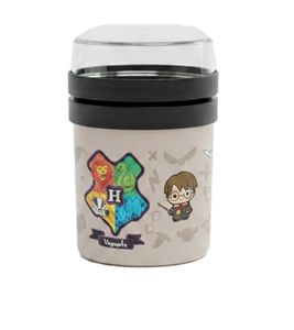 Harry Potter To Go Hogwarts 500 ml Insulated Lunchbox with Lid for Hot & Cold Meals, Gray