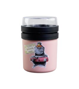 Boîte à lunch isotherme Harry Potter To Go Express 500 ml avec couvercle pour repas chauds et froids, rose