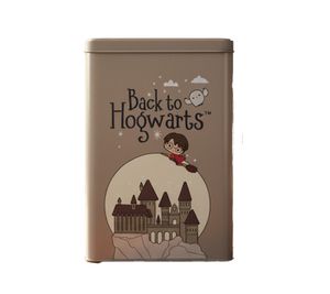 Harry Potter Hogwarts Express Metal Food Storage Container with Lid, 1500ml, Gray