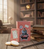 Harry Potter "Hogwarts Express" 1500 ml Metal Storage Container with Lid, Pink