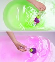 GLIBBI Bath Brush Set, Magic Bath Bombs with Glitter Brushes, Refillable Set (3 x 30g), 105953570, Purple/Multicolor