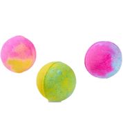 GLIBBI Bath Brush Set, Magic Bath Bombs with Glitter Brushes, Refillable Set (3 x 30g), 105953570, Purple/Multicolor