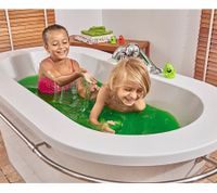 GLIBBI Slime Bath Slime Magic Bath Additive for Children Ages 3 and Up Bath Toy & Fun Bath 150g Green