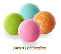 GLIBBI Miraculous Surprise Bath Bombs for Children Ages 3 and Up, 100g, 105953972, Blue, Green, Pink, or Orange