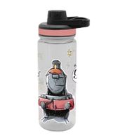 Harry Potter "Hogwarts Express" Water Bottle 700 ml with Screw Cap in a Magical Design, Transparent/Pink