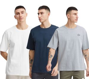 Classic 11 PROJECT PROlie Men's Crew Neck T-Shirt 20715932ME Gray, White, or Blue