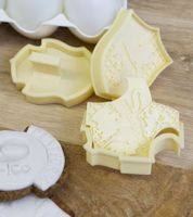 Harry Potter Cookie Cutter Set of 6 with 6 Different Designs, Fondant Cutters, Fan Item, Beige