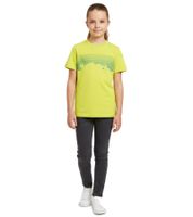 Aston Martin Formula 1 Auto Grafik F1 Kinder Kurzarm-Shirt nachhaltiges Sport-Shirt aus Bio-Baumwolle 701228852 001 Gelb