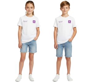 Sporty PUMA x Williams F1 Albon Formula 1 Kids' Short-Sleeve T-Shirt, Cotton, 701227495 001, White