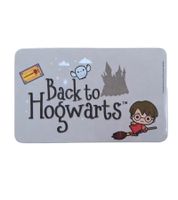 Tabla de desayuno Harry Potter "Regreso a Hogwarts" con diseño mágico, 24 x 15 cm, melamina, gris