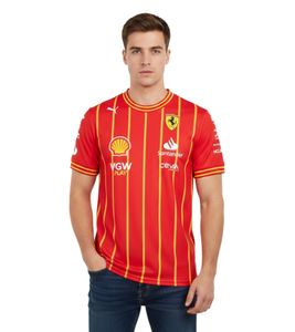 extravagantes PUMA X Scuderia Ferrari F1 2024 Herren Fußball-Shirt Kanadischer GP Trikot 701227995 002 Rot
