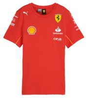 PUMA X Scuderia Ferrari F1 2024 Team Women's Short-Sleeve Cotton Shirt 701228006 001 Red