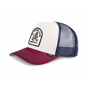 Gorra unisex Modern Djinns de algodón, blanca/roja/azul