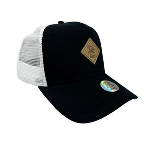 Cappellino unisex Modern Djinns in cotone, nero/bianco