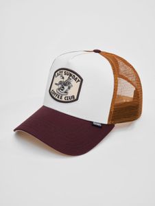 coole Djinns Unisex Cap mit Baumwolle Weiß/Braun