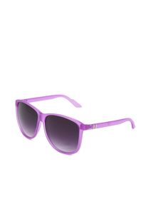 Fashionable MSTRDS unisex sunglasses, lilac-violet