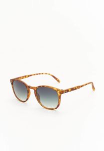 Gafas de sol unisex MSTRDS con estilo, color marrón/beige.