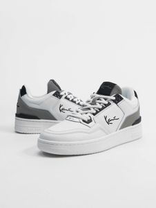 Zapatillas deportivas Karl Kani para hombre, elegantes y blancas.