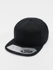 Casquette unisexe Sporty Flexfit, tissu extensible, 315 g/m², noire