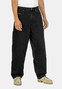 Comfortable Reell men's stretch jeans with cotton, black