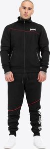 Pantalones versátiles para hombre de Lonsdale London, con cremallera, corte oversize, color negro.