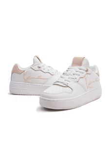 Sneakers moderne da donna Karl Kani bianche