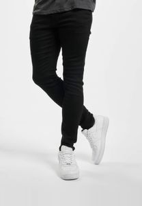 Stylish Jack & Jones men's skinny fit stretch jeans with cotton, black