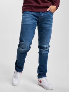 Pantalones vaqueros cómodos para hombre de Jack & Jones, corte ajustado, elásticos, con bolsillos, de algodón, color azul.
