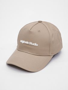 Cappellino casual unisex Jack & Jones in cotone, beige